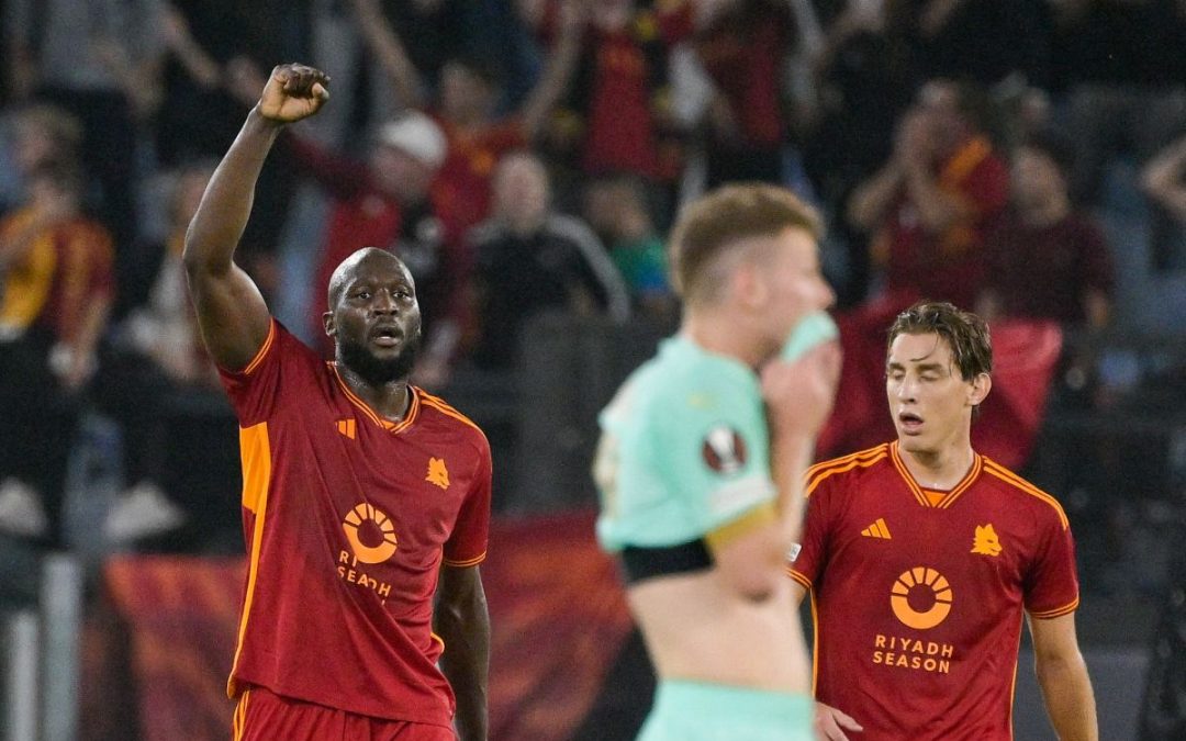 Roma-Slavia Praga 2-0, decidono Bove e Lukaku