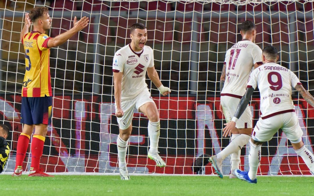Il Torino espugna Lecce, decisiva la rete di Buongiorno