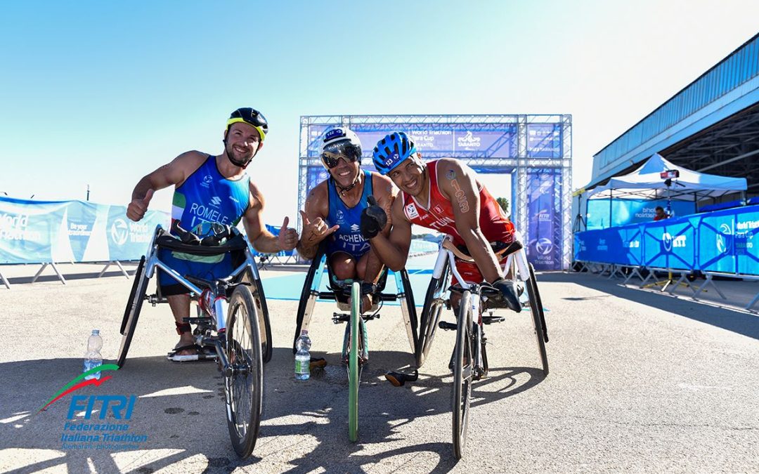 Word Triathlon Para Cup Taranto, 5 podi per gli azzurri