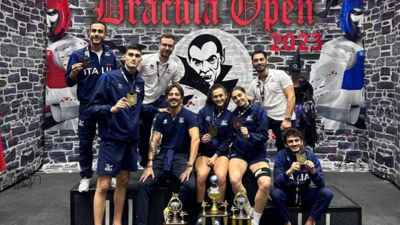 L’Italia del taekwondo primeggia al “Dracula Open”