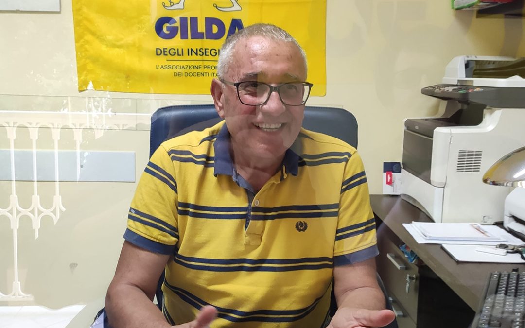 Il coordinatore della Gilda insegnanti Nino Tindiglia