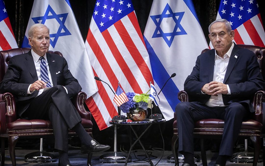 Il presidente Usa Joe Biden in Israele insieme a Benjamin Netanyahu