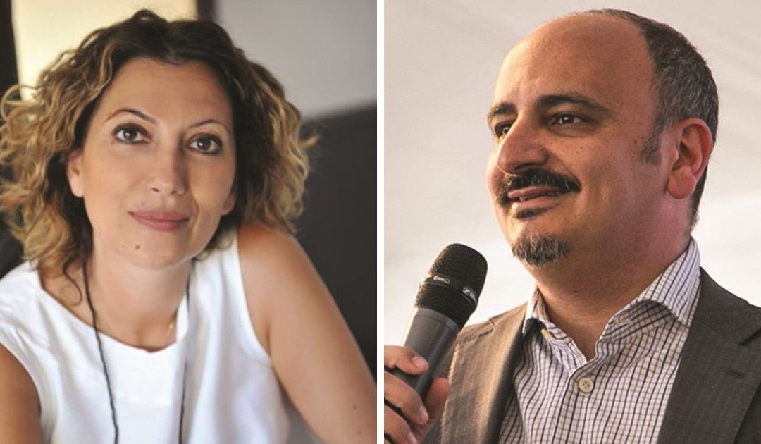 Da sinistra: Maria Carmela Iannini (Aterp) e Carlo Maria Medaglia (Arpacal)