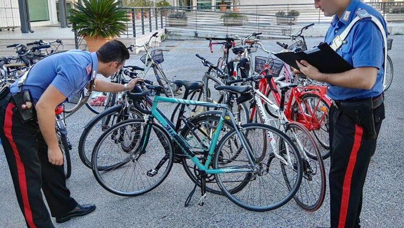Ladri di biciclette denunciati in provincia di Catanzaro