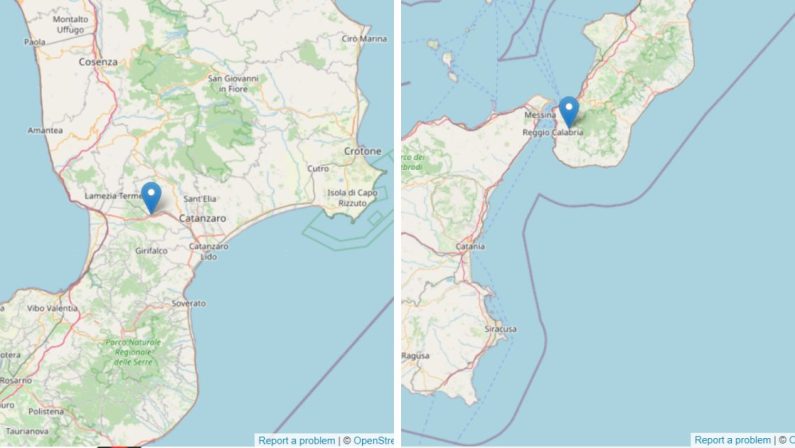 Terremoto, due scosse in Calabria: 3.2 ad Amato e 3.1 a Cardeto