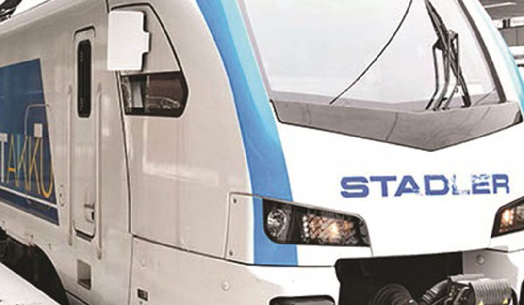 Uno dei treni a idrogeno della Stadler