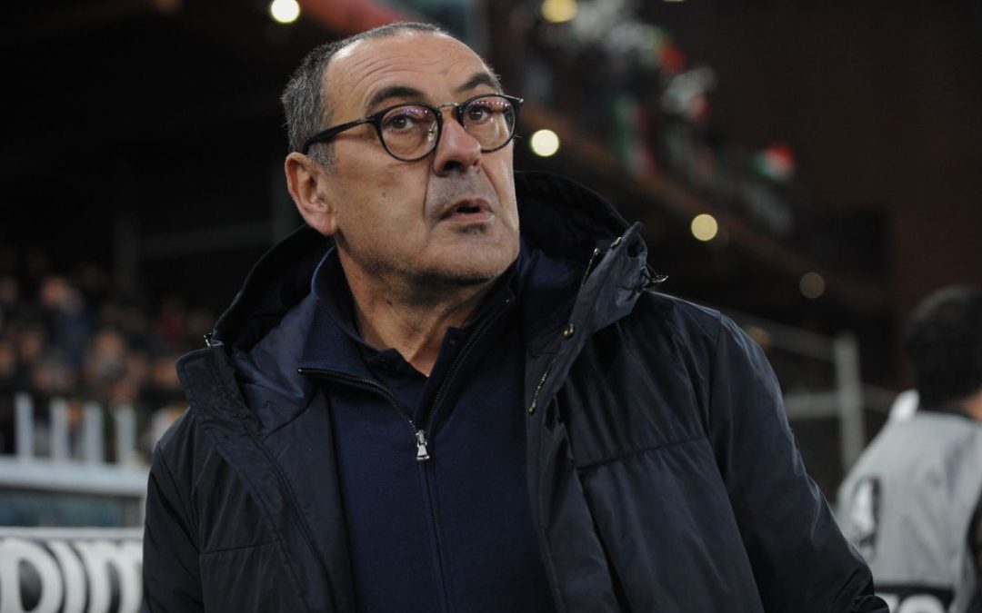 Sarri “Siamo in crescita, spero lo stadio sia un inferno”