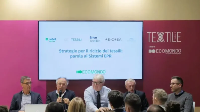 Tessile, i maggiori consorzi italiani per l’EPR sono pronti a partire