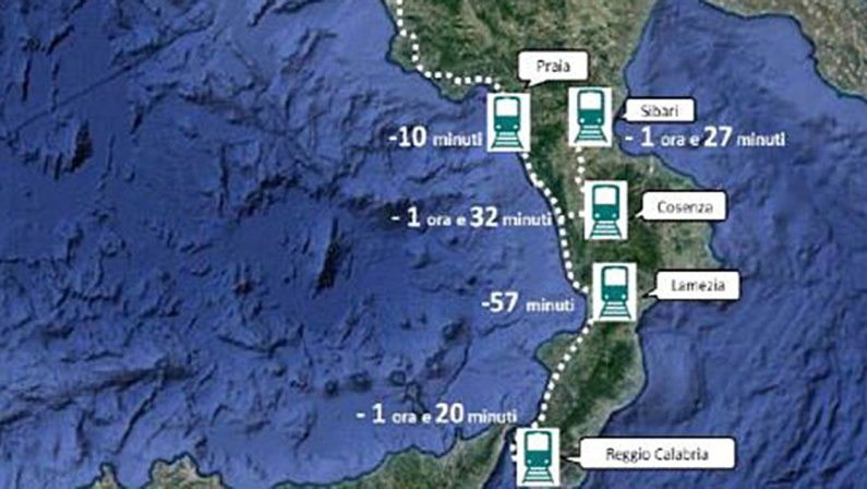 Alta velocità ferroviaria in Calabria, si riparte in direzione Praia