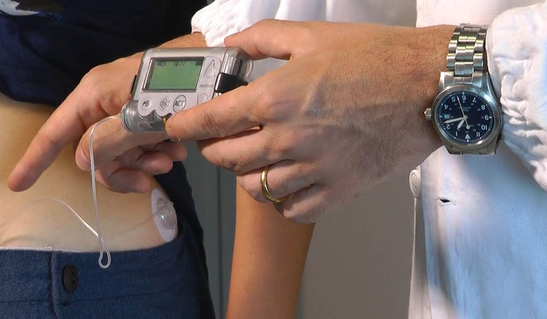 Un microinfusore per diabetici