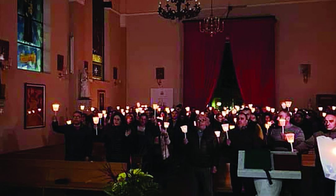 La fiaccolata a Seminara per Francesca Romeo