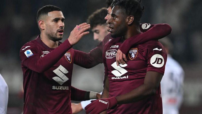 Riscatto Torino, Atalanta battuta 3-0