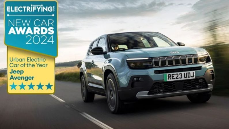 Per Jeep Avenger riconoscimento agli electrifying.com Awards