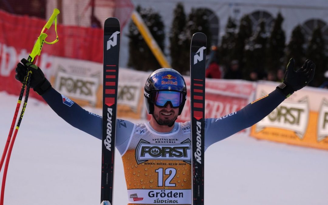 In Val Gardena festa azzurra con Paris “Vittoria vuol dire tanto”