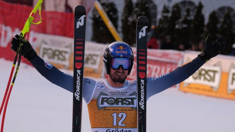 In Val Gardena festa azzurra con Paris “Vittoria vuol dire tanto”