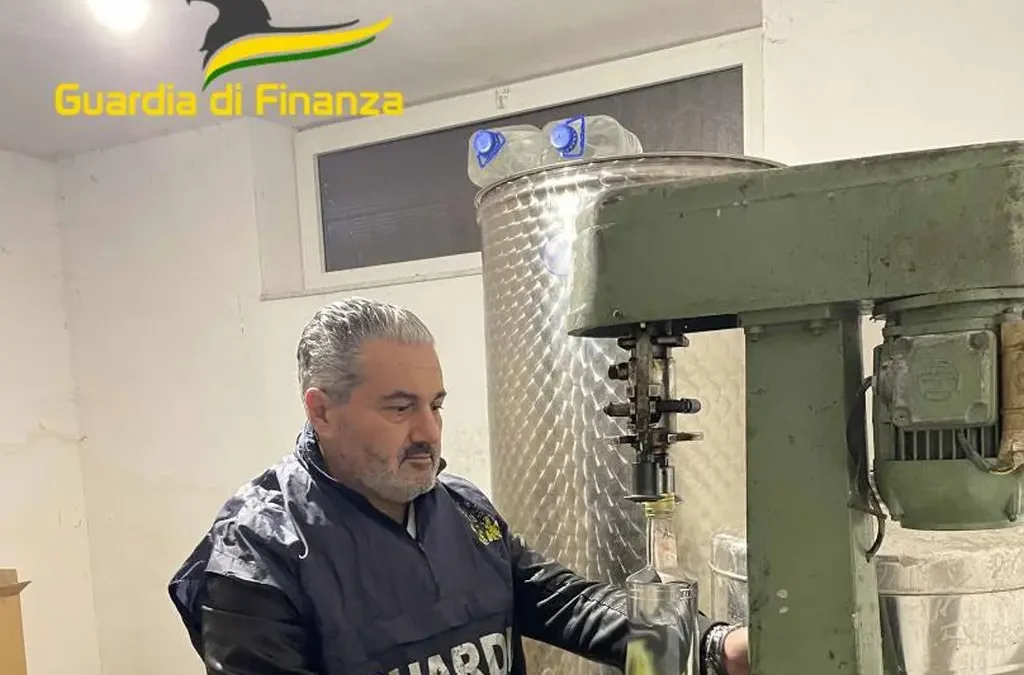 Made in Italy, sequestrati 8 mila litri di champagne, olio e alcol