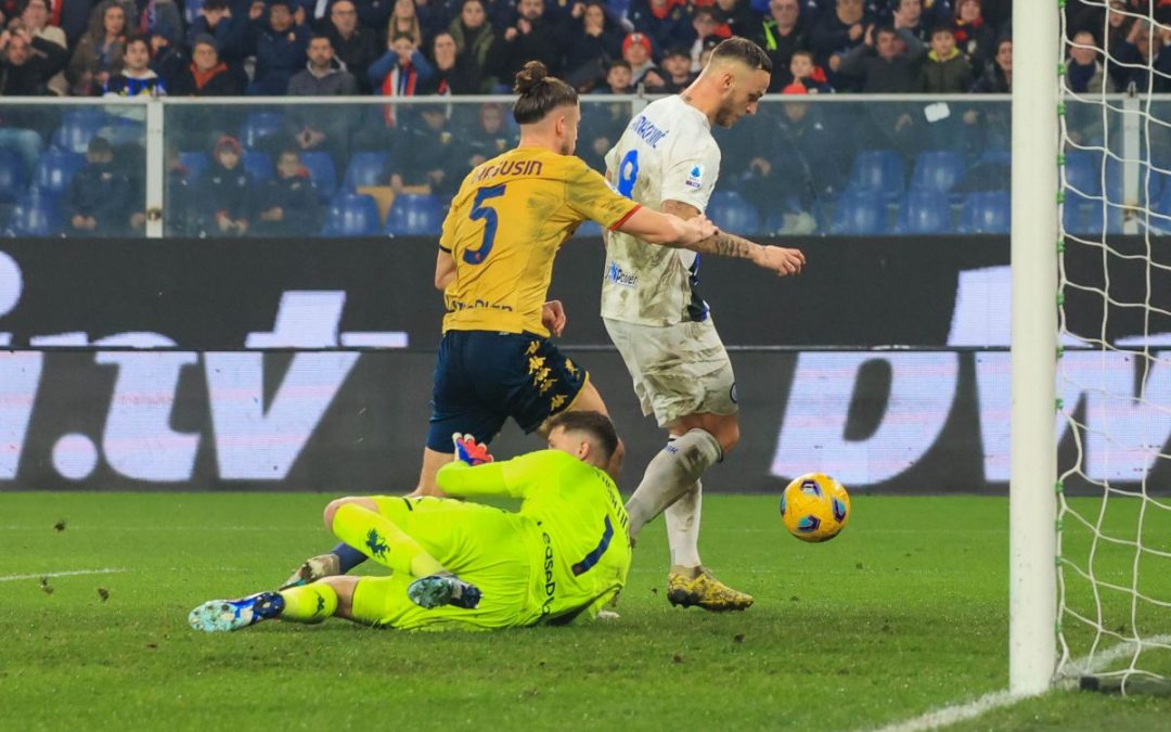 Genoa-Inter 1-1, Dragusin risponde ad Arnautovic