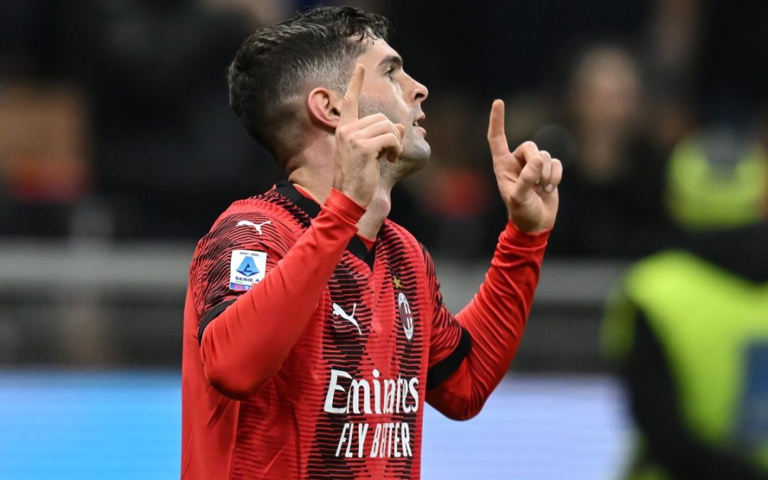 Il Milan batte il Sassuolo 1-0, decide la gara Pulisic