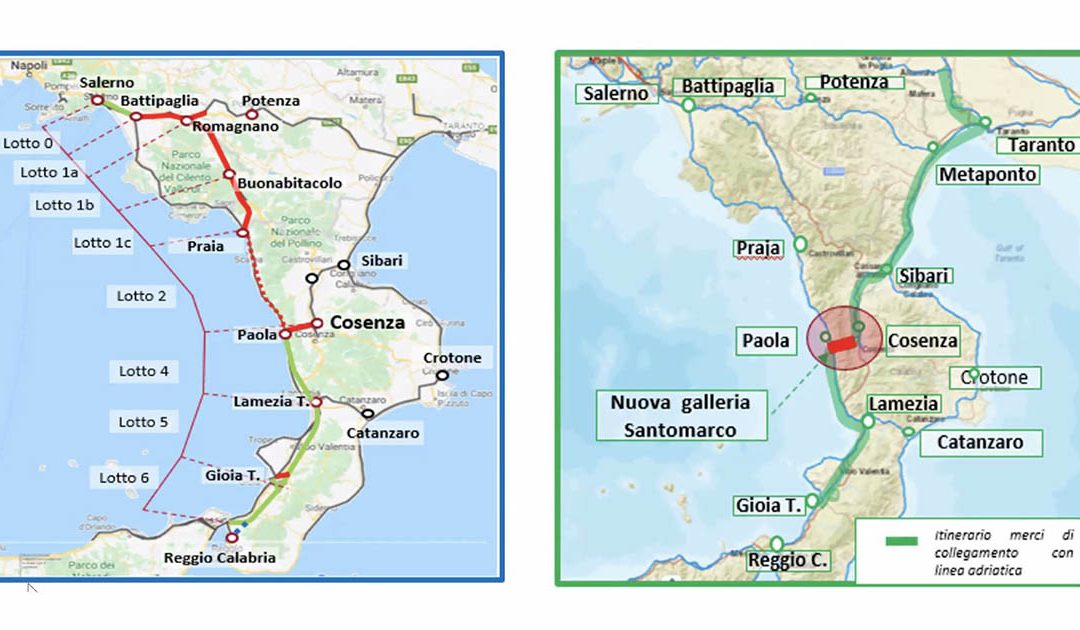 La mappa del nuovo tracciato