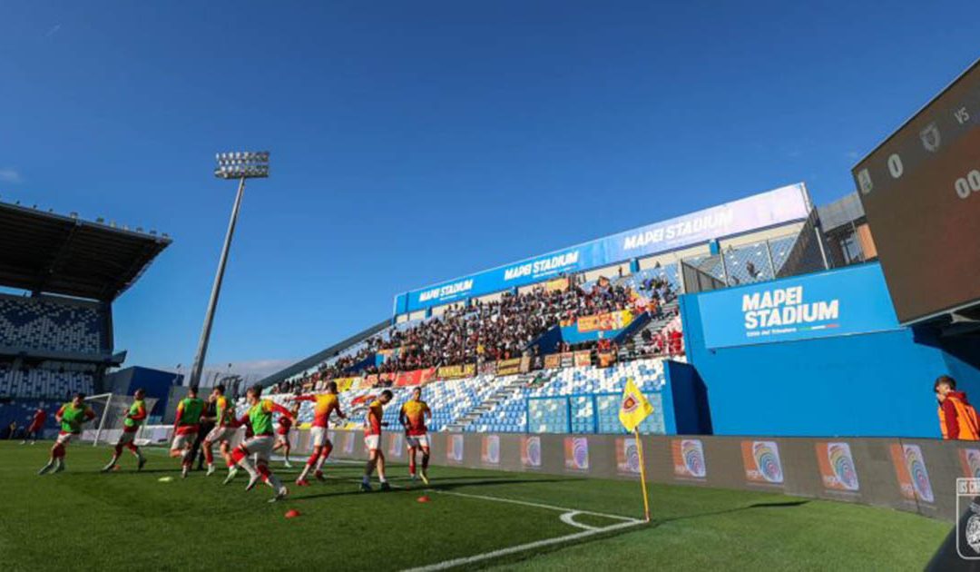 I giallorossi al Mapei Stadium