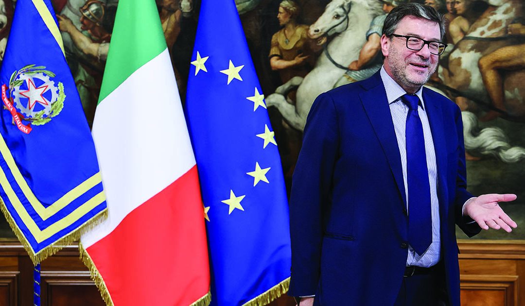 Il ministro dell’Economia, Giancarlo Giorgetti