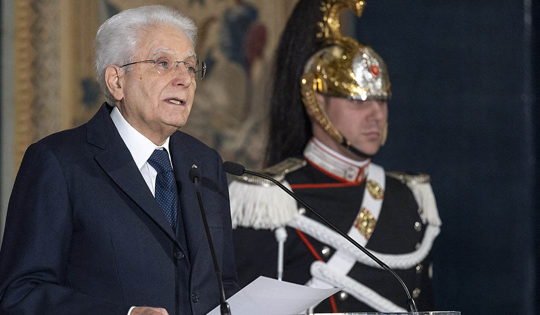 Il Capo dello Stato Sergio Mattarella