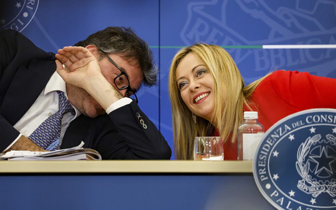 Giorgetti e Meloni