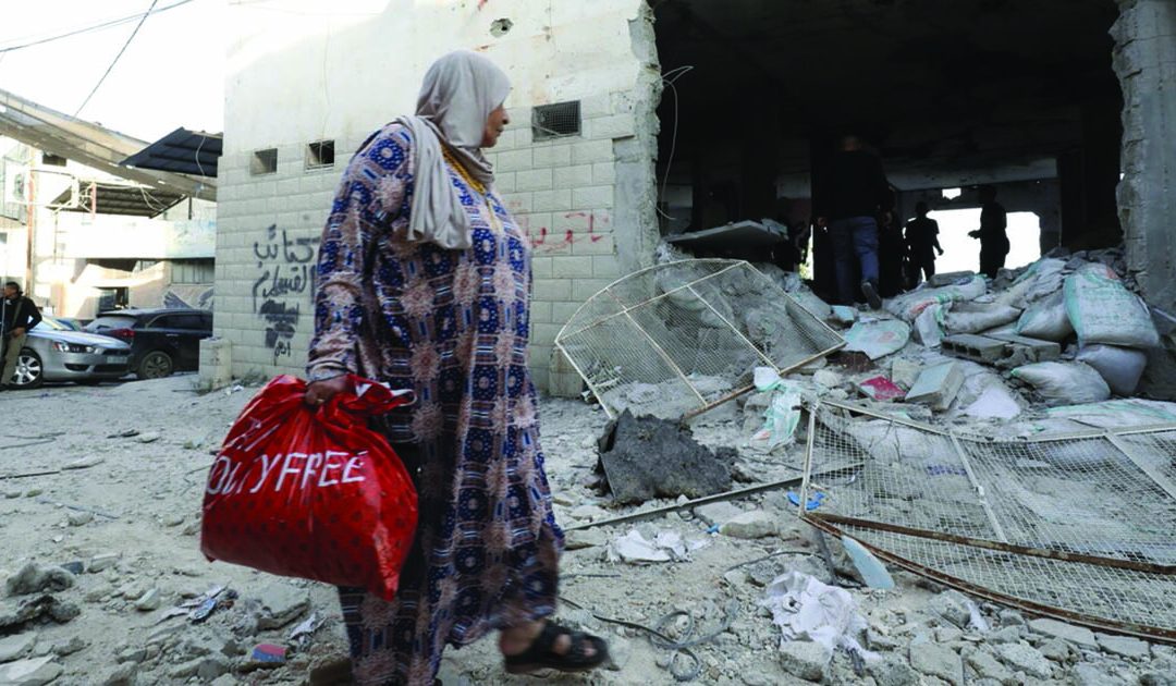 Distruzione nella Striscia di Gaza