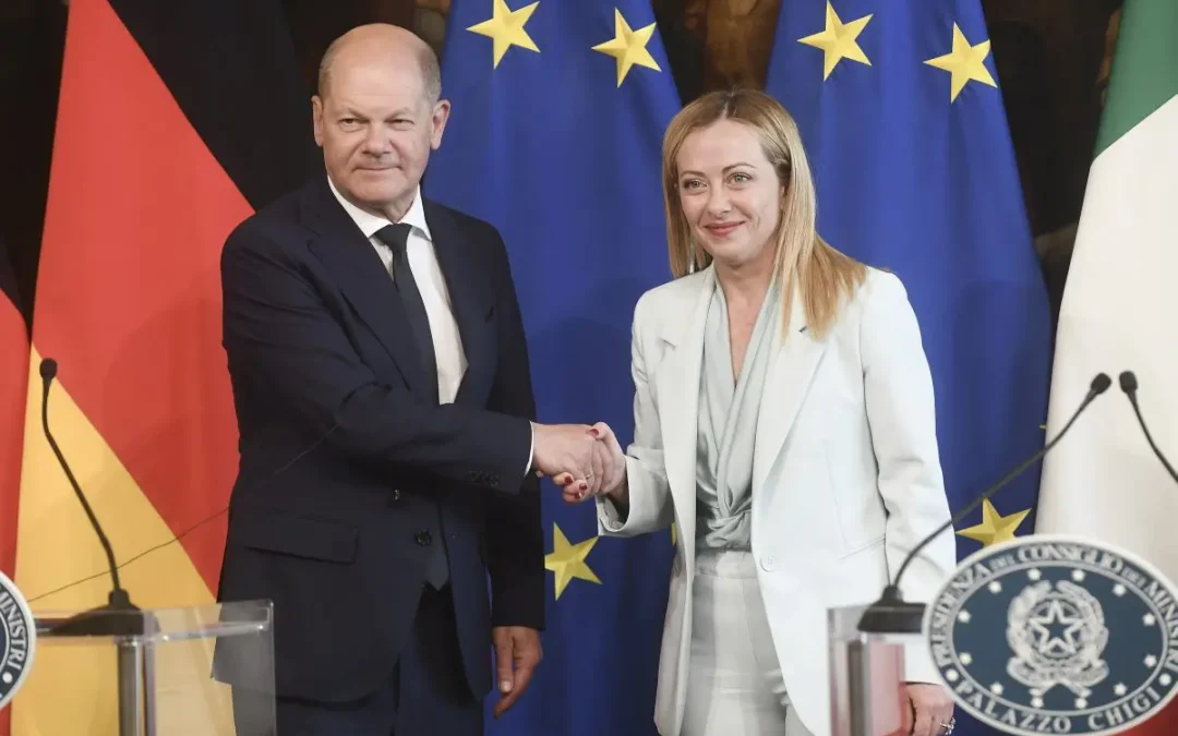 Telefonata Meloni-Scholz in vista del Consiglio Europeo