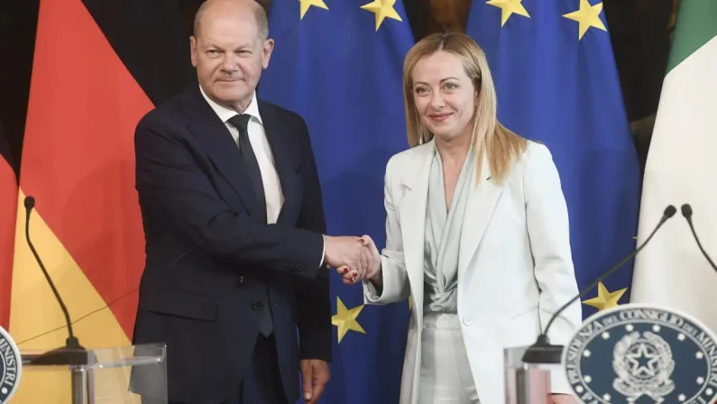 Telefonata Meloni-Scholz in vista del Consiglio Europeo