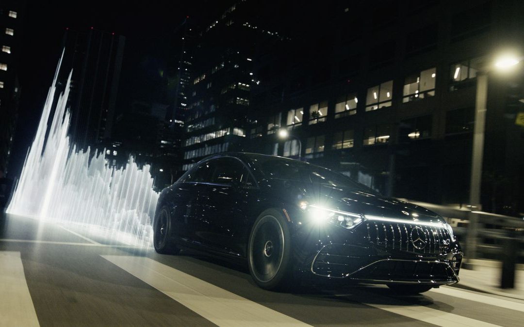 Mercedes-AMG e will.i.am lanciano Mbux Sound Drive