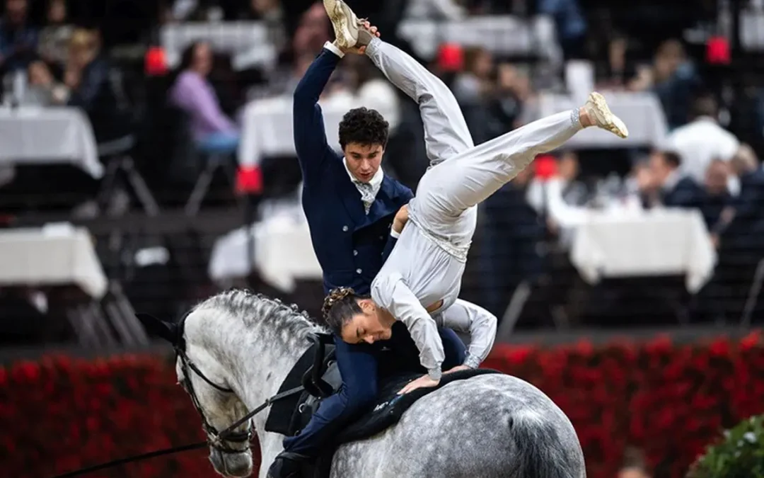 Equitazione azzurra d’oro in Coppa del mondo nel pas de deux
