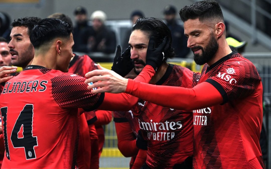 Il Milan batte la Roma 3-1 a San Siro