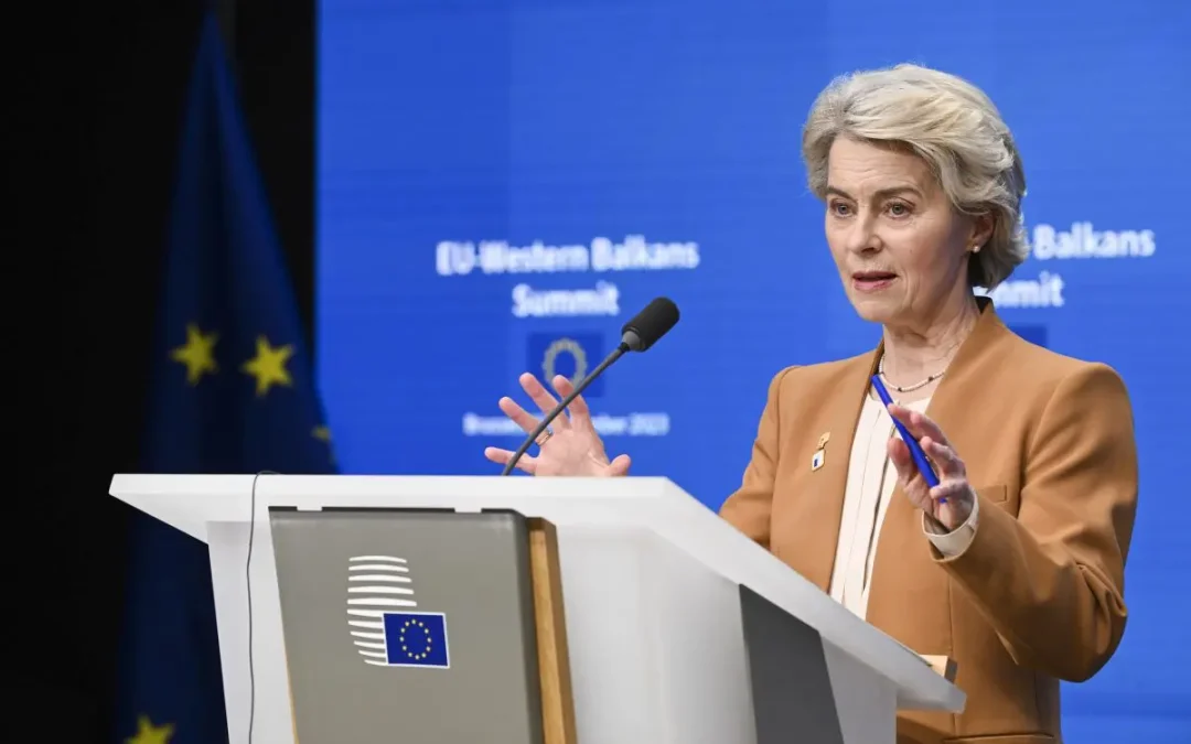 Von der Leyen “Lavoriamo alle riforme per Ue a oltre 30 Stati”