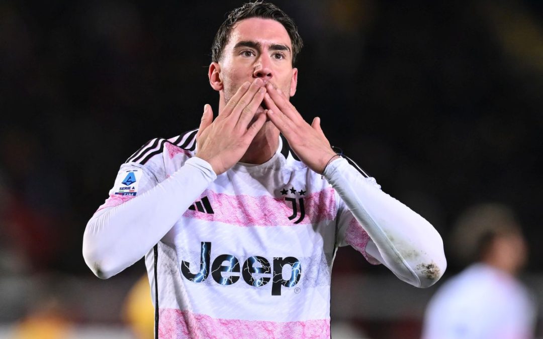 La Juventus vince 3-0 a Lecce e vola in vetta