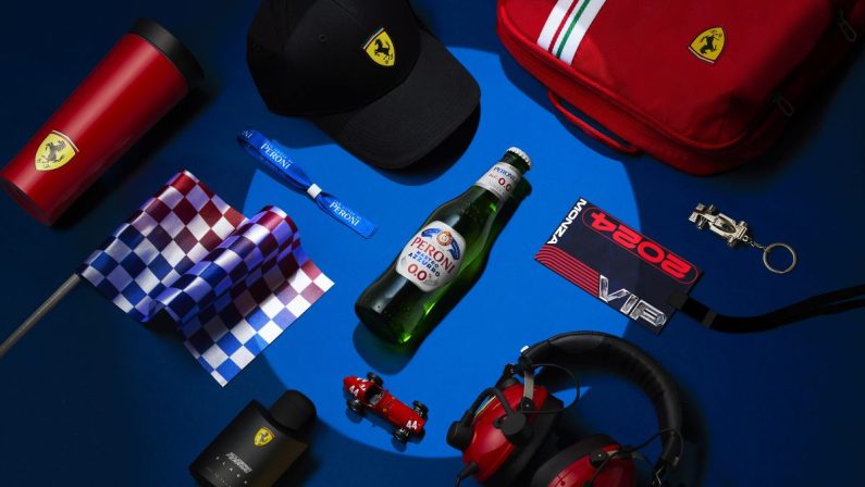 Peroni Nastro Azzurro 0.0% lancia nuova partnership con Ferrari