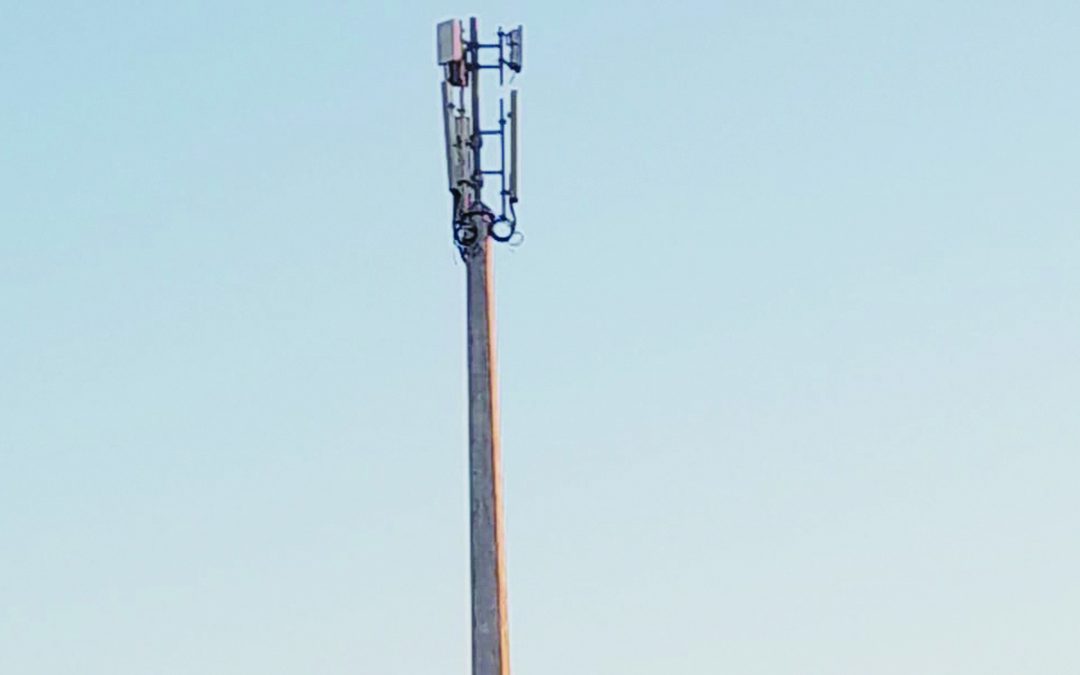 La vetta dell'antenna a Matera