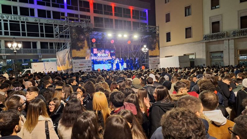 In migliaia in piazza per il Capodanno di Catanzaro