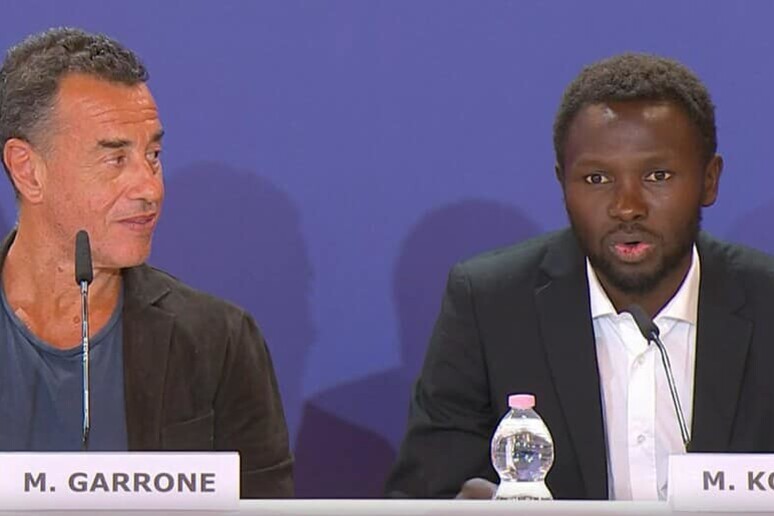 Matteo Garrone con Mamadou Kouassi