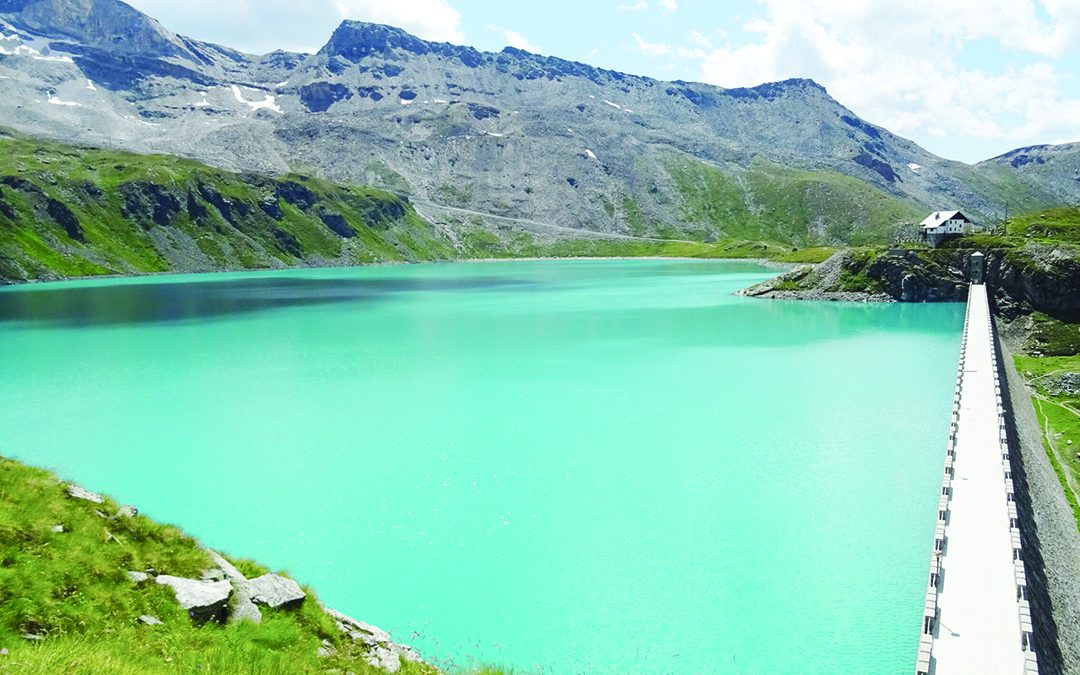 L’invaso del Goillet, a 2.527 metri di quota sopra Cervinia