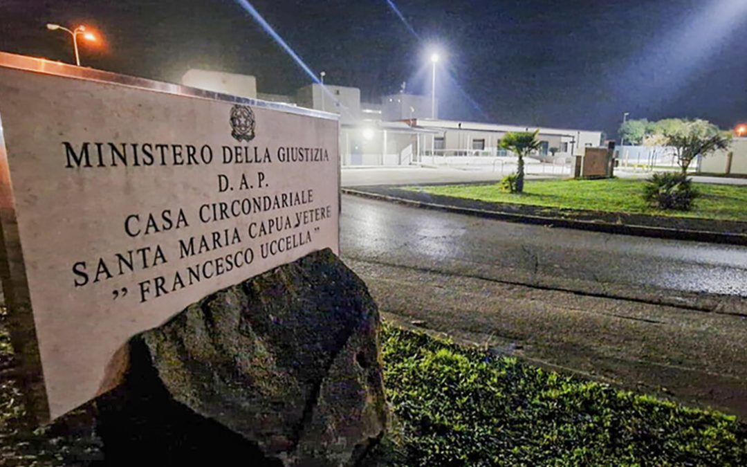 Il carcere di Santa Maria Capua Vetere (Caserta) dove sono avvenuti i disordini