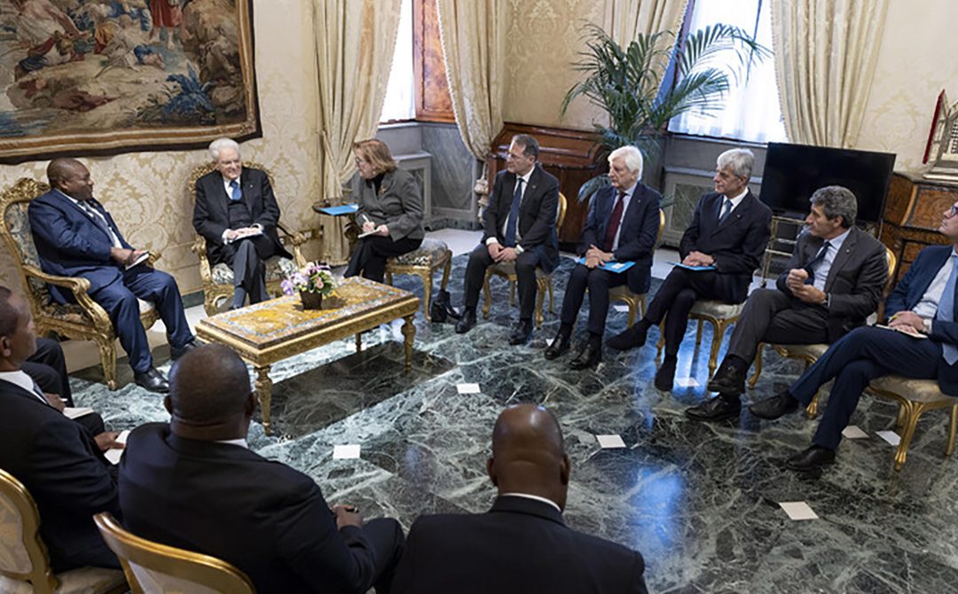 I leader africani ricevuti da Mattarella