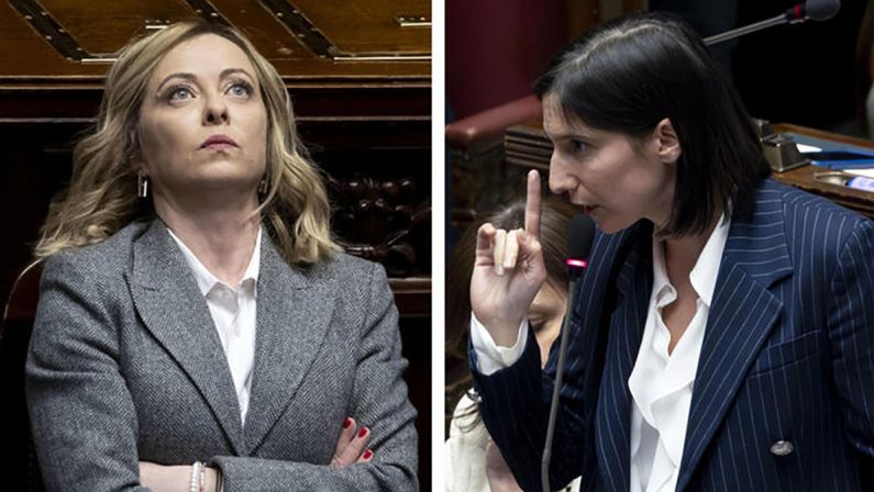 MELONI-SCHLEIN, DUELLO STRUMENTALE IN TV MA TROVANO L’INTESA SUL MEDIO ORIENTE