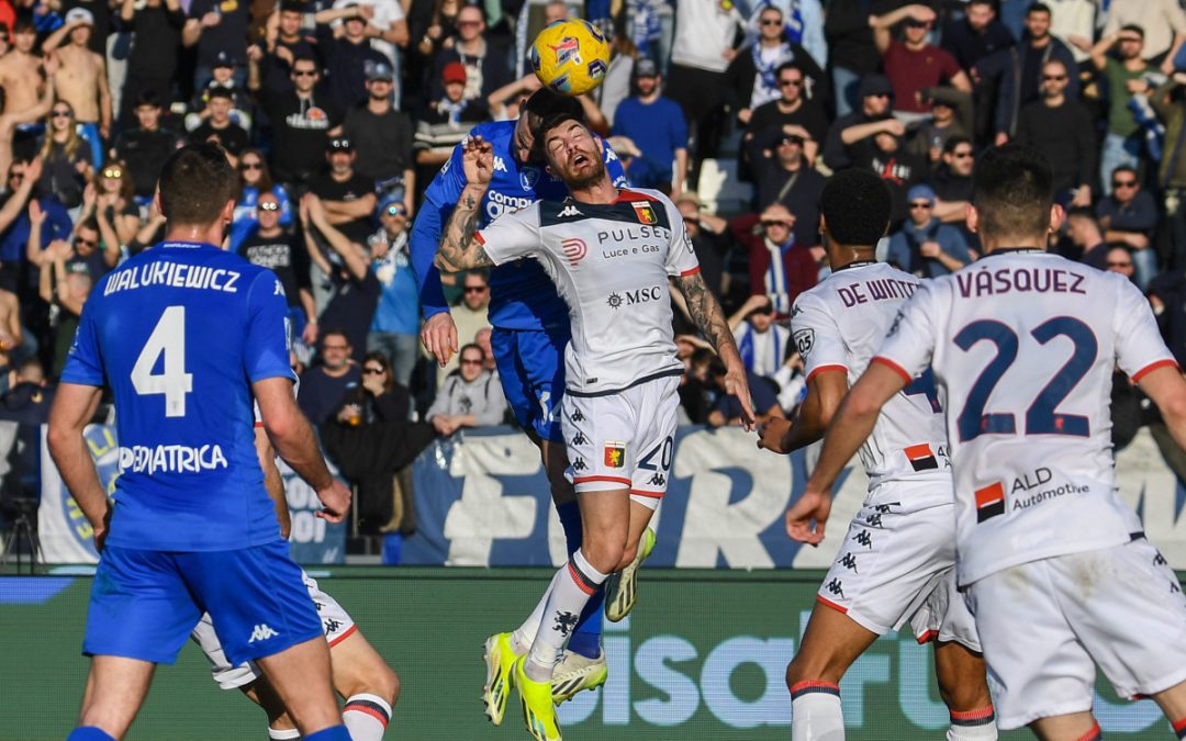 Poche emozioni e nessun gol, Empoli-Genoa 0-0