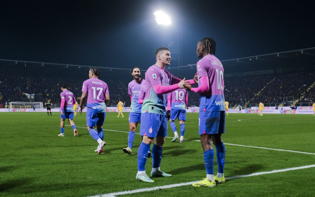 Jovic all’81°, il Milan vince 3-2 a Frosinone