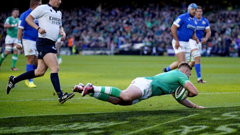 Sei Nazioni, l’Italrugby cade a Dublino. L’Irlanda vince 36-0