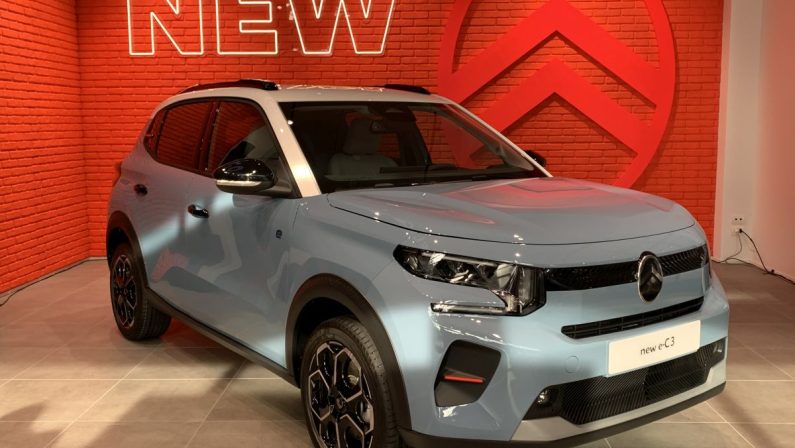 Arriva la nuova Citroen C3 full electric