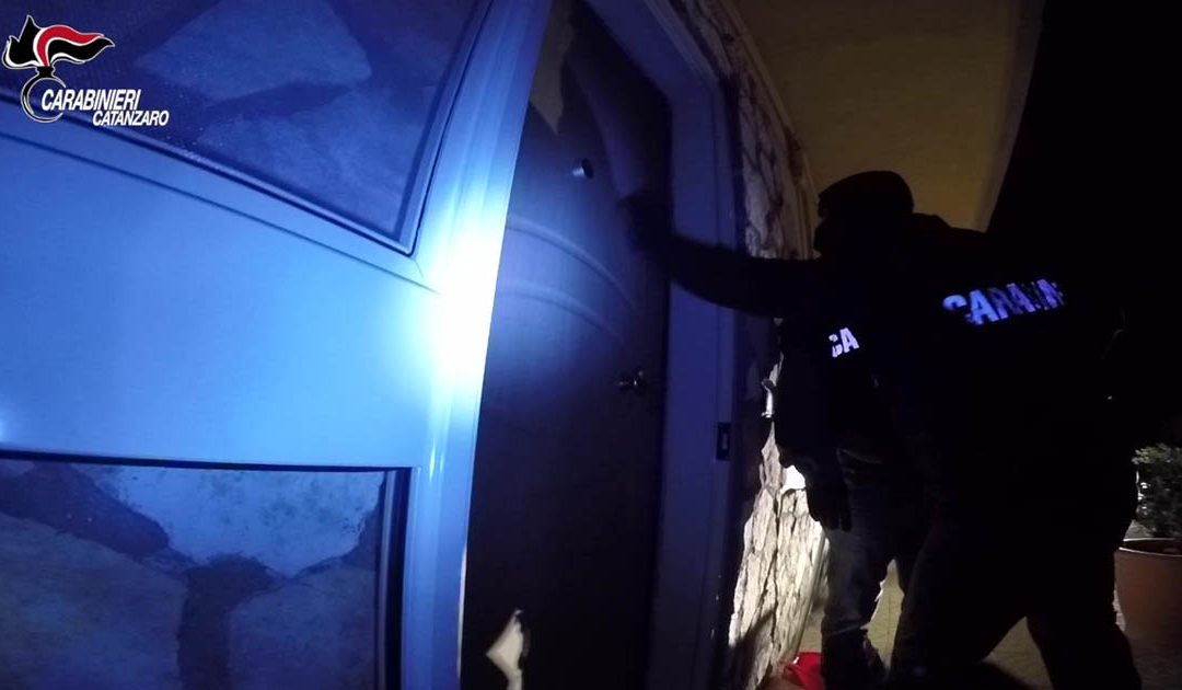 Un momento dell'operazione