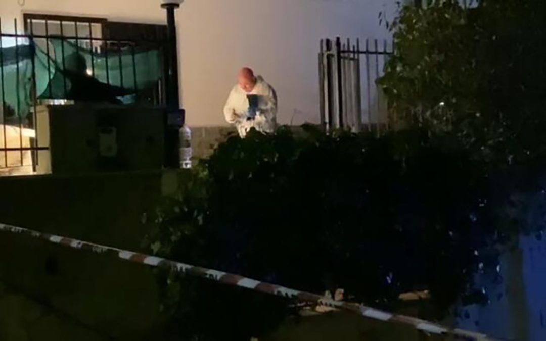 Rilievi sul luogo dell'omicidio