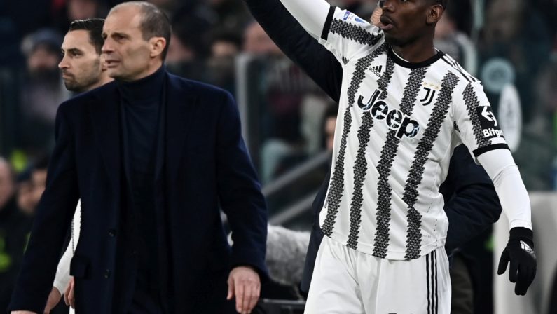 Allegri “Dispiaciuto per Pogba, a Napoli sarà dura”